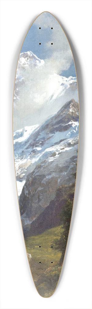 Edward Theodore Compton - Hochgebirgslandschaft mit Gletscher 39.3 inch art pintail longboard deck