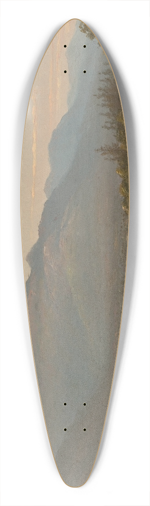 Edward W. Nichols - Mount Chocorua, New Hampshire 39.3 inch art pintail longboard deck