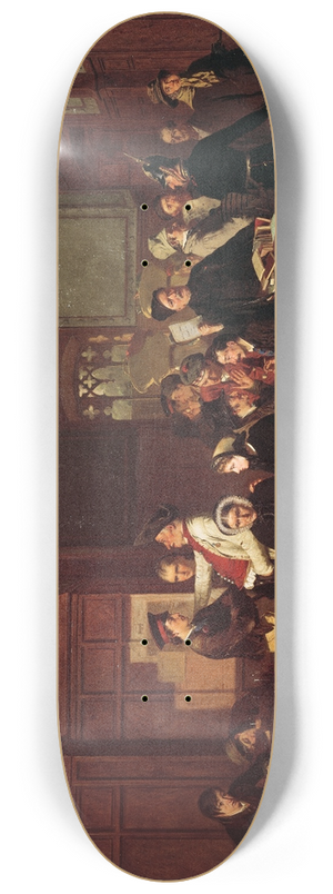 Carl d'Unker - Third-Class Waiting-Room II 8.25 inch art skate deck