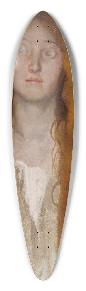 Edwin Austin Abbey - Figure Study of Ophelia, for The Play Scene, Hamlet, Act III, Scene II 39.3 inch art pintail longboard deck