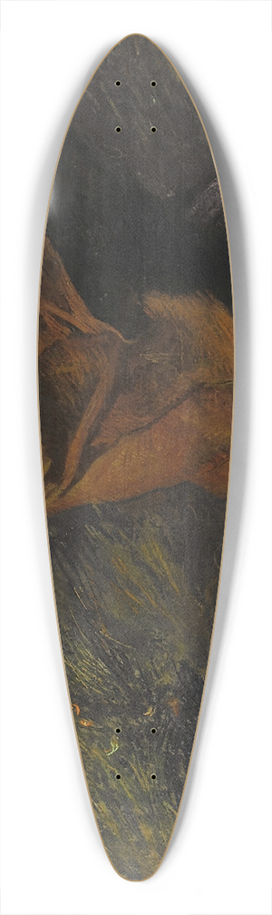 Edwin Austin Abbey - The Wind 39.3 inch art pintail longboard deck