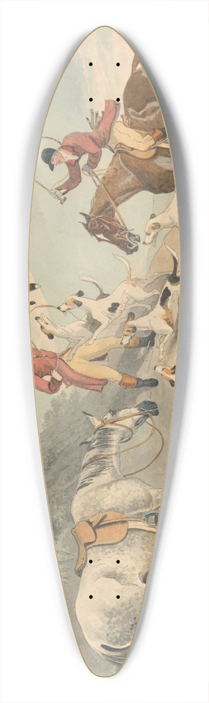Edwin Cooper - Foxhunting: The Death 39.3 inch art pintail longboard deck