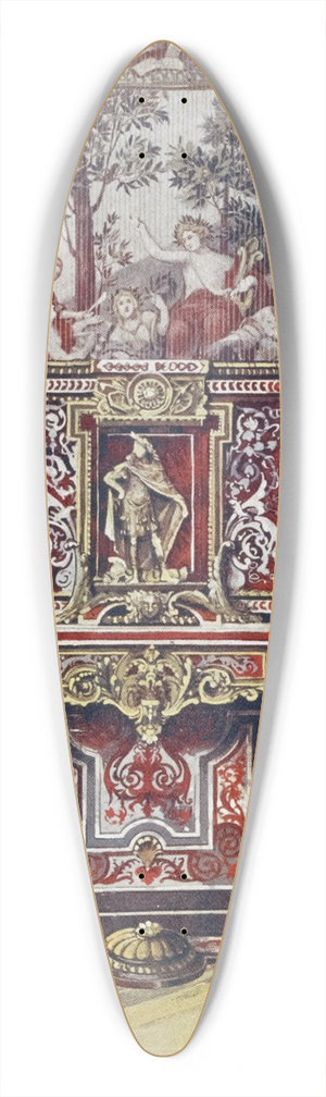 Edwin Foley - Coffret de mariage. Boulle. Muse du Louvre, Paris. 39.3 inch art pintail longboard deck
