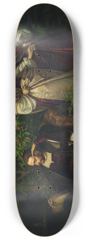 Carl Ferdinand Sohn - Torquato Tasso and the Two Leonores 8.25 inch art skate deck