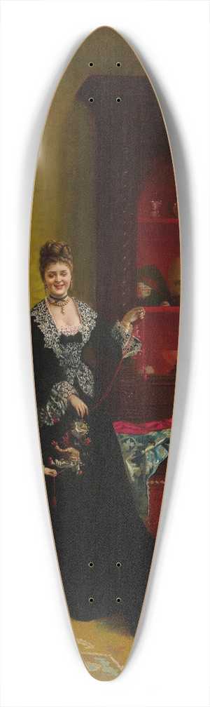 Edwin Howland Blashfield - Mother and Child 39.3 inch art pintail longboard deck