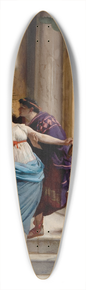 Edwin Howland Blashfield - The Lovers Advance 39.3 inch art pintail longboard deck