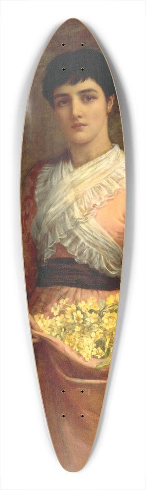 Edwin Long - The Daughters Of Our Empire. England- The Primrose 39.3 inch art pintail longboard deck