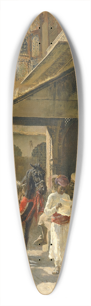 Edwin Lord Weeks - Hindu Merchants 39.3 inch art pintail longboard deck