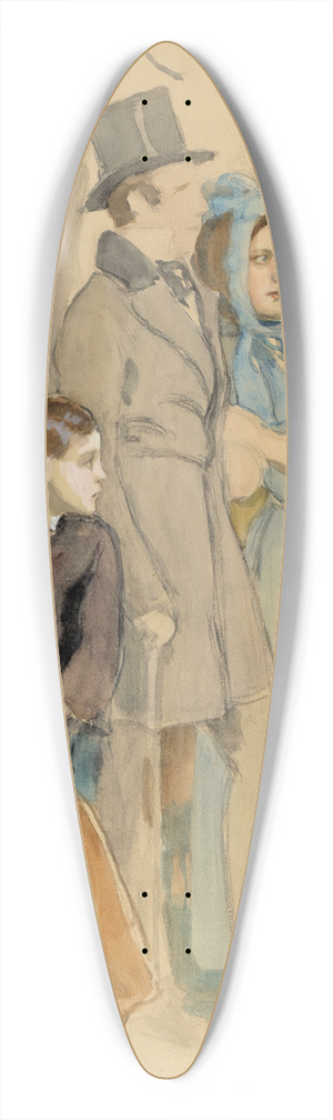 Eero Jrnefelt - Flora-juhla Kumthden kentll 39.3 inch art pintail longboard deck
