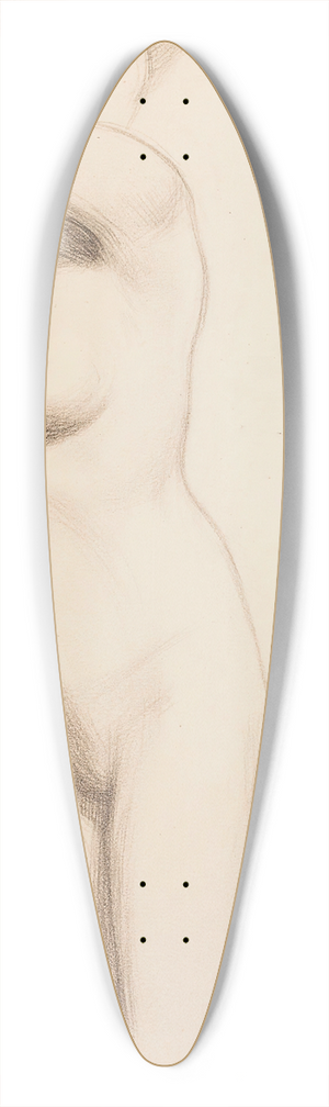 Eero Jrnefelt - Nude model 39.3 inch art pintail longboard deck
