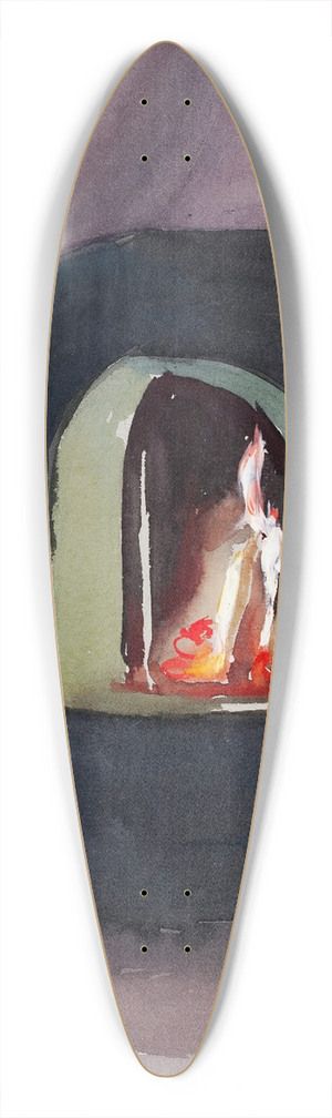 Eero Jrnefelt - Untitled 39.3 inch art pintail longboard deck