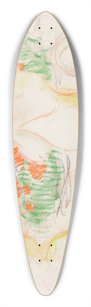 Eero Jrnefelt - Untitled 39.3 inch art pintail longboard deck