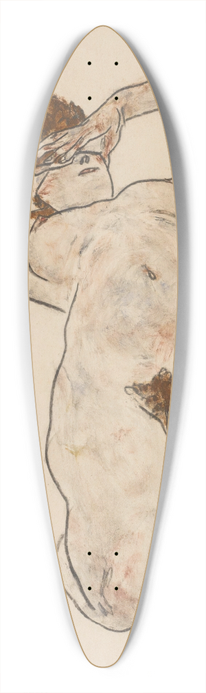 Egon Schiele - Akt (Nude) 39.3 inch art pintail longboard deck