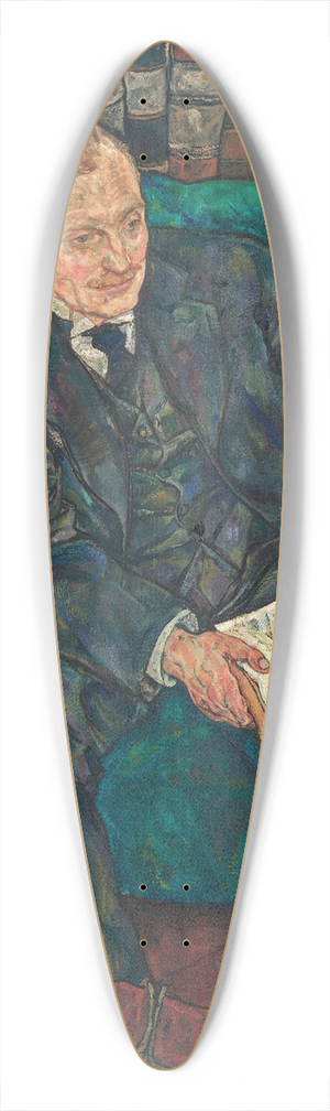 Egon Schiele - Dr. Hugo Koller 39.3 inch art pintail longboard deck
