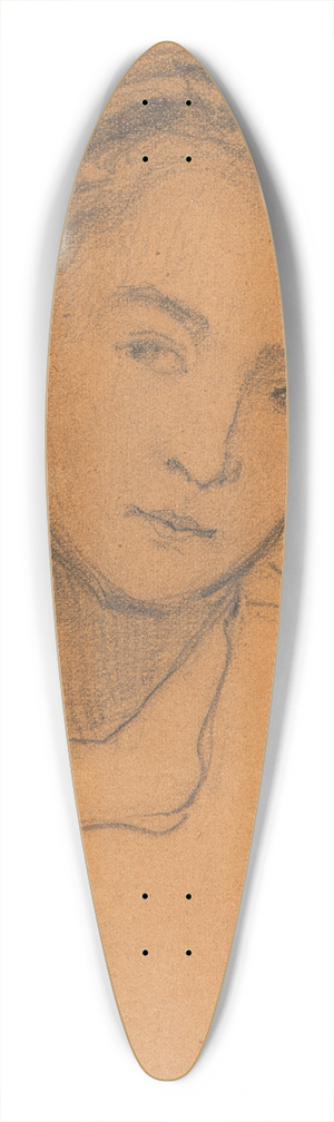 Egon Schiele - Gerti Schiele mit zwlf Jahren 39.3 inch art pintail longboard deck