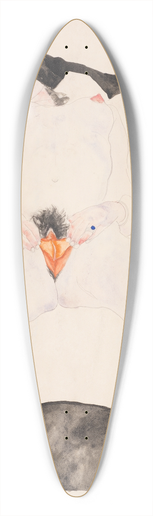 Egon Schiele - Observed in a Dream 39.3 inch art pintail longboard deck