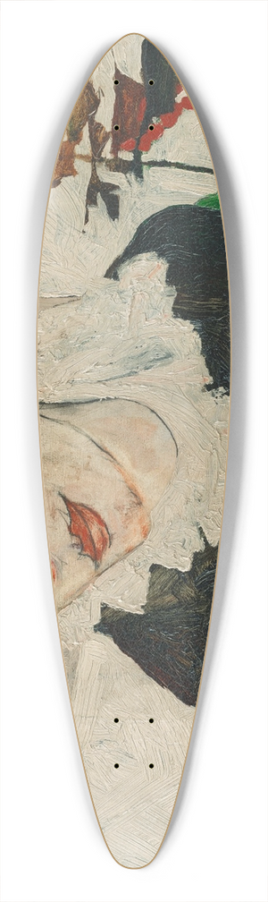Egon Schiele - Portrait Of Wally Neuzil 39.3 inch art pintail longboard deck