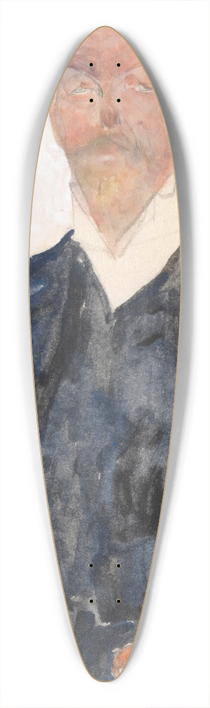 Egon Schiele - Portrt Otto Wagner 39.3 inch art pintail longboard deck