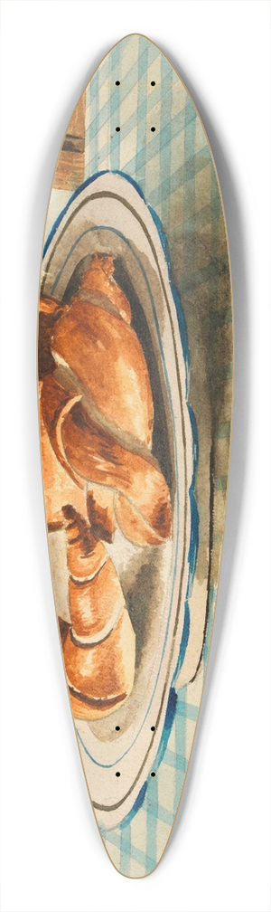 Egon Schiele - Stillleben mit Gebckteller 39.3 inch art pintail longboard deck