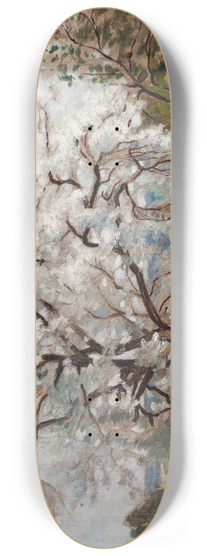 Carl Fredrik Hill - Apple Tree in Blossom 8.25 inch art skate deck