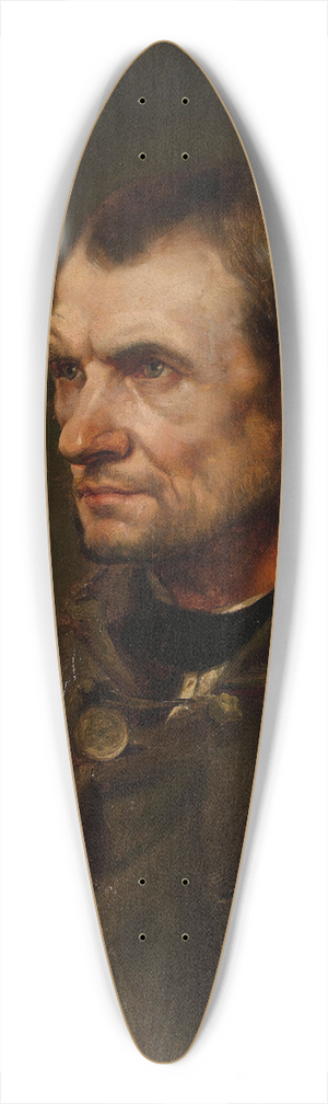 Eilif Peterssen - Figure Study of the Farmer Florian Killian 39.3 inch art pintail longboard deck