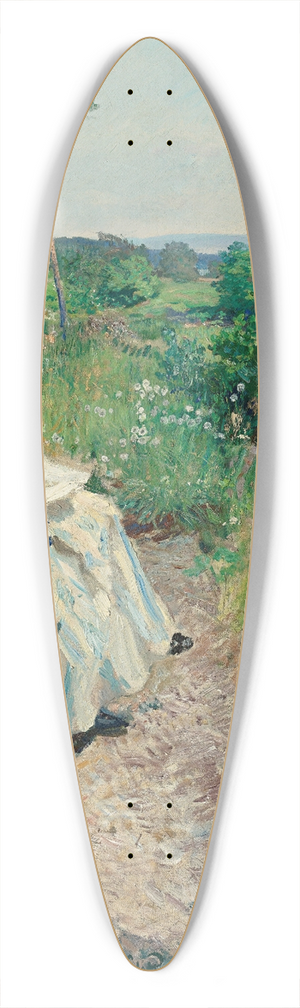 Eilif Peterssen - Sunshine, Kalvya 39.3 inch art pintail longboard deck