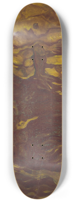 Carl Fredrik Hill - Figure Composition 8.25 inch art skate deck