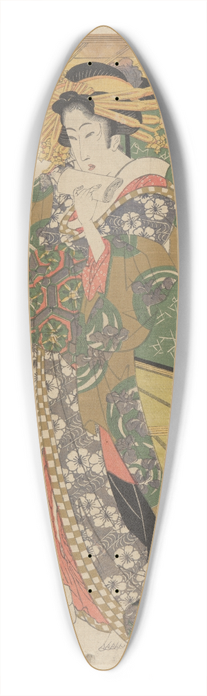 Eizan Kikukawa - Geisha 39.3 inch art pintail longboard deck