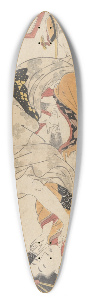 Eizan Kikukawa - Untitled shunga 39.3 inch art pintail longboard deck