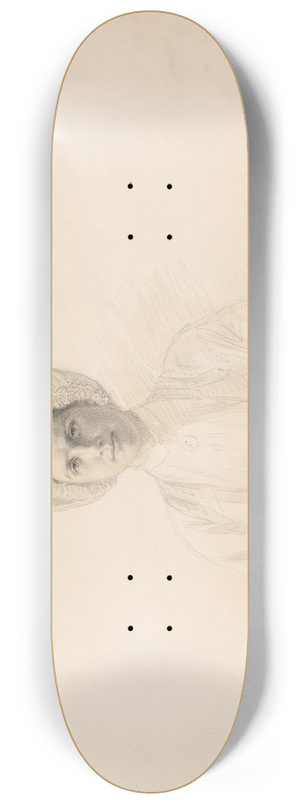 Adolph Tidemand - Kvinne, Voss 8.25 inch art skate deck