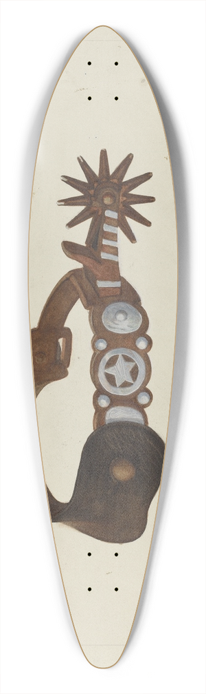 Eldon Allen - Spur 39.3 inch art pintail longboard deck
