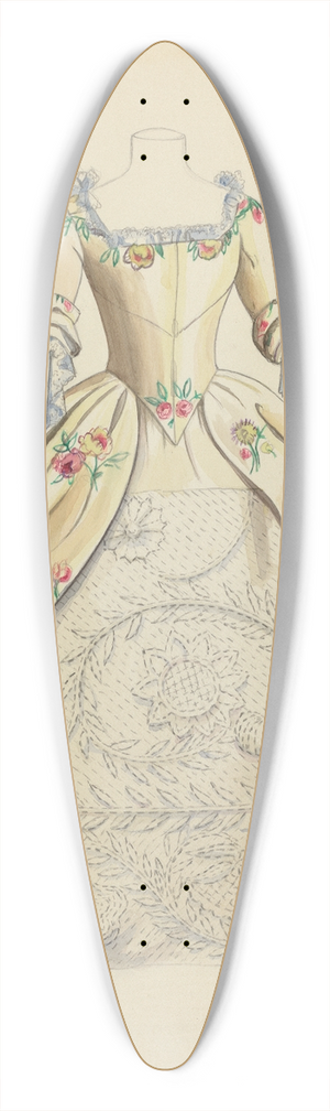 Eleanor Ruelos - Dress 39.3 inch art pintail longboard deck