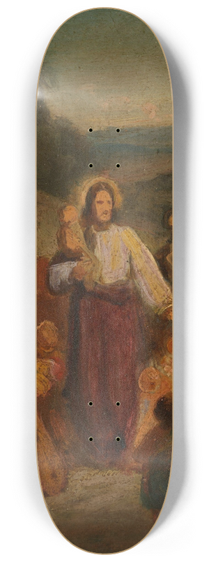 Adolph Tidemand - La de sm barn komme til meg 8.25 inch art skate deck