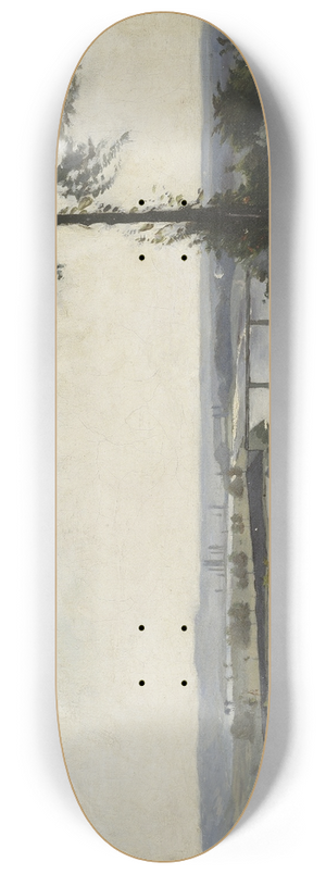 Carl Fredrik Hill - The Tree and the River III (The Seine at Bois-le-Roi) 8.25 inch art skate deck