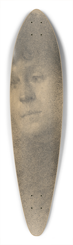 Elemr Halsz-Hradil - tdia mladej eny 39.3 inch art pintail longboard deck