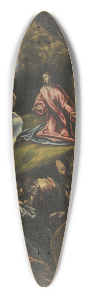 El Greco (Domenikos Theotokopoulos) - Agony in the Garden 39.3 inch art pintail longboard deck