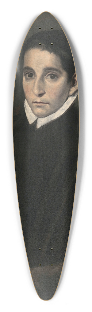 El Greco (Domenikos Theotokopoulos) - Portrait of a young man, traditionally identified as Saint Aloysius (Luigi) Gonzaga (1568-1591) 39.3 inch art pintail longboard deck