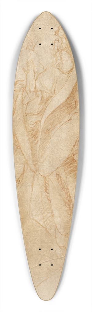 El Greco (Domenikos Theotokopoulos) - Saint John the Evangelist and an Angel 39.3 inch art pintail longboard deck
