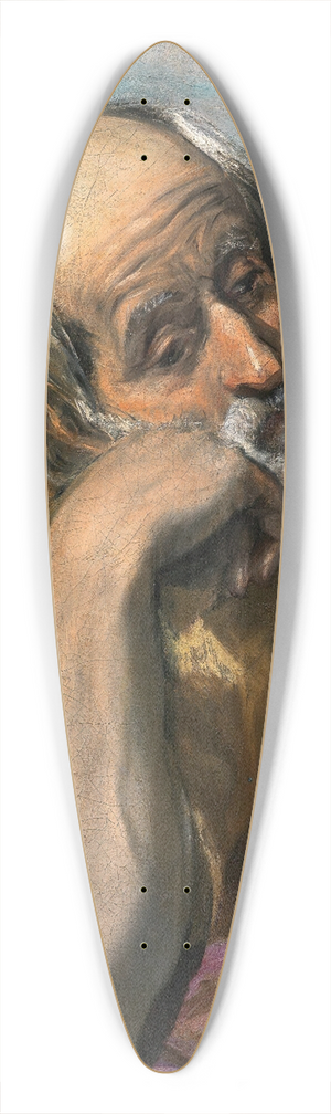 El Greco (Domenikos Theotokopoulos) - Saint Joseph 39.3 inch art pintail longboard deck