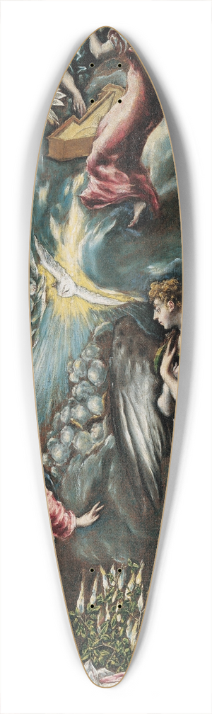 El Greco (Domenikos Theotokopoulos) - The Annunciation 39.3 inch art pintail longboard deck