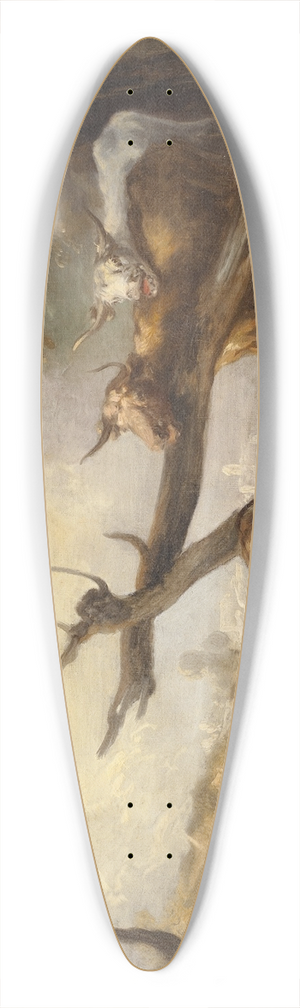 Elias Martin - Cattle by a Stream 39.3 inch art pintail longboard deck