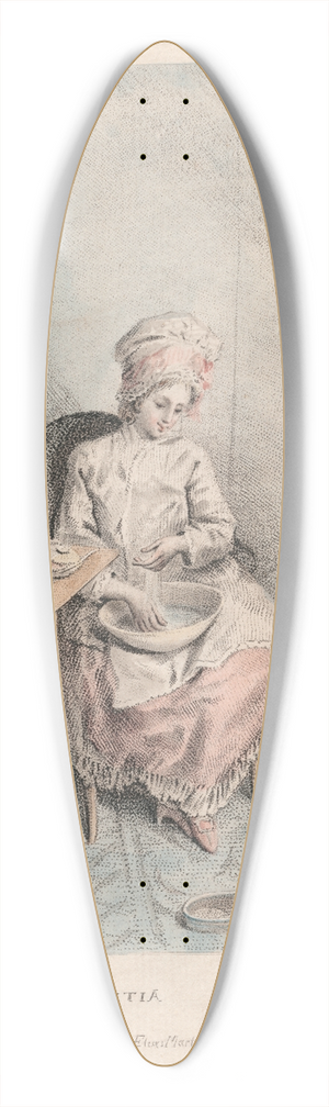 Elias Martin - Laetitia 39.3 inch art pintail longboard deck Elias Martin - Laetitia 39.3 inch art pintail longboard deck