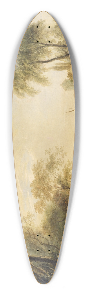 Elias Martin - Romantic landscape 39.3 inch art pintail longboard deck