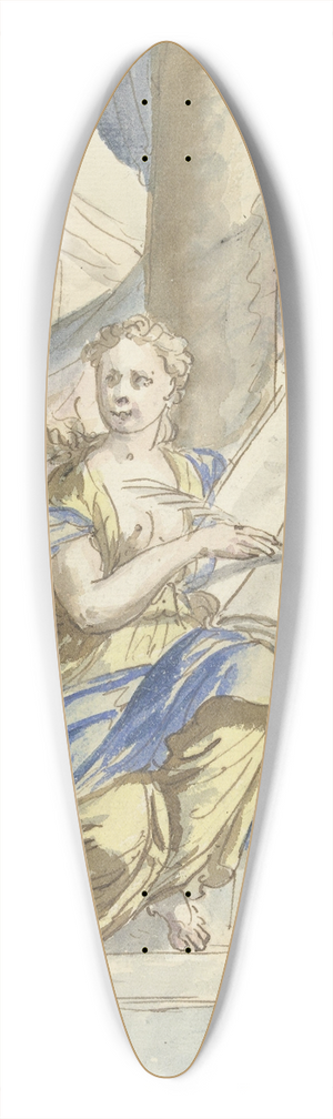Elias van Nijmegen - Historie 39.3 inch art pintail longboard deck