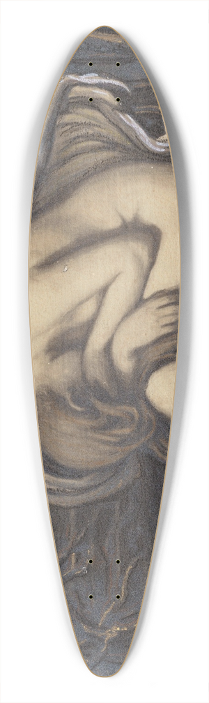 Elihu Vedder - The Magdalene 39.3 inch art pintail longboard deck