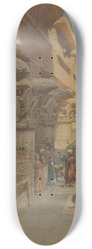 Carl Friedrich Heinrich Werner - Musicians At Philae 8.25 inch art skate deck