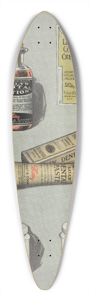 Eli Lilly & Company - Toiletry items made by Eli Lilly & Company 39.3 inch art pintail longboard deck