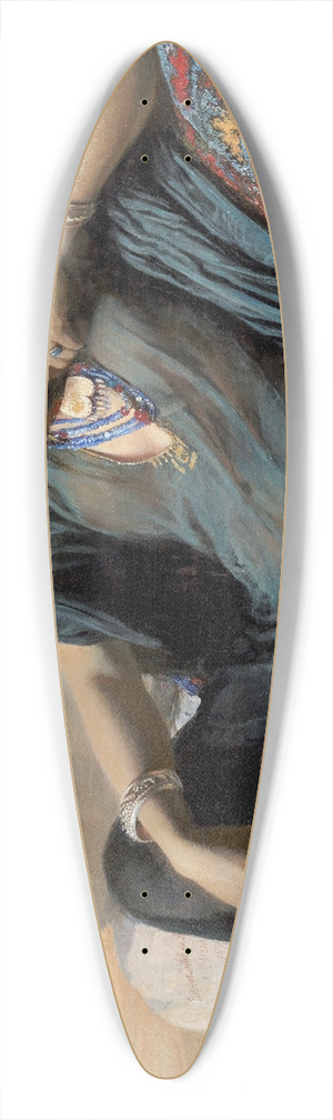 Elisabeth Jerichau Baumann - An Egyptian Pot Seller at Gizeh 39.3 inch art pintail longboard deck