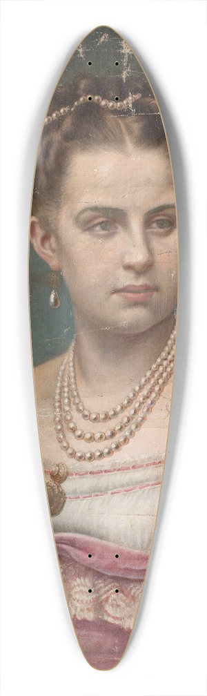 Elisabeth Jerichau Baumann - Dronning Olga af Grkenland 39.3 inch art pintail longboard deck