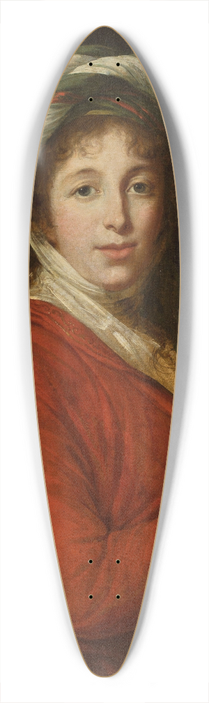 Elisabeth Louise Vige Le Brun - Portrait of a woman in a turban 39.3 inch art pintail longboard deck